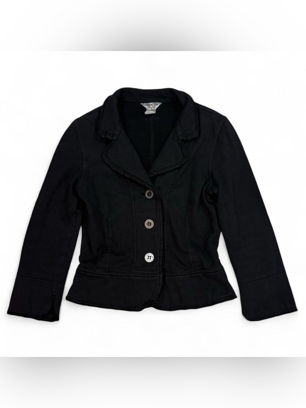 Y2K vintage Hard Tail peplum sweatshirt blazer jacket